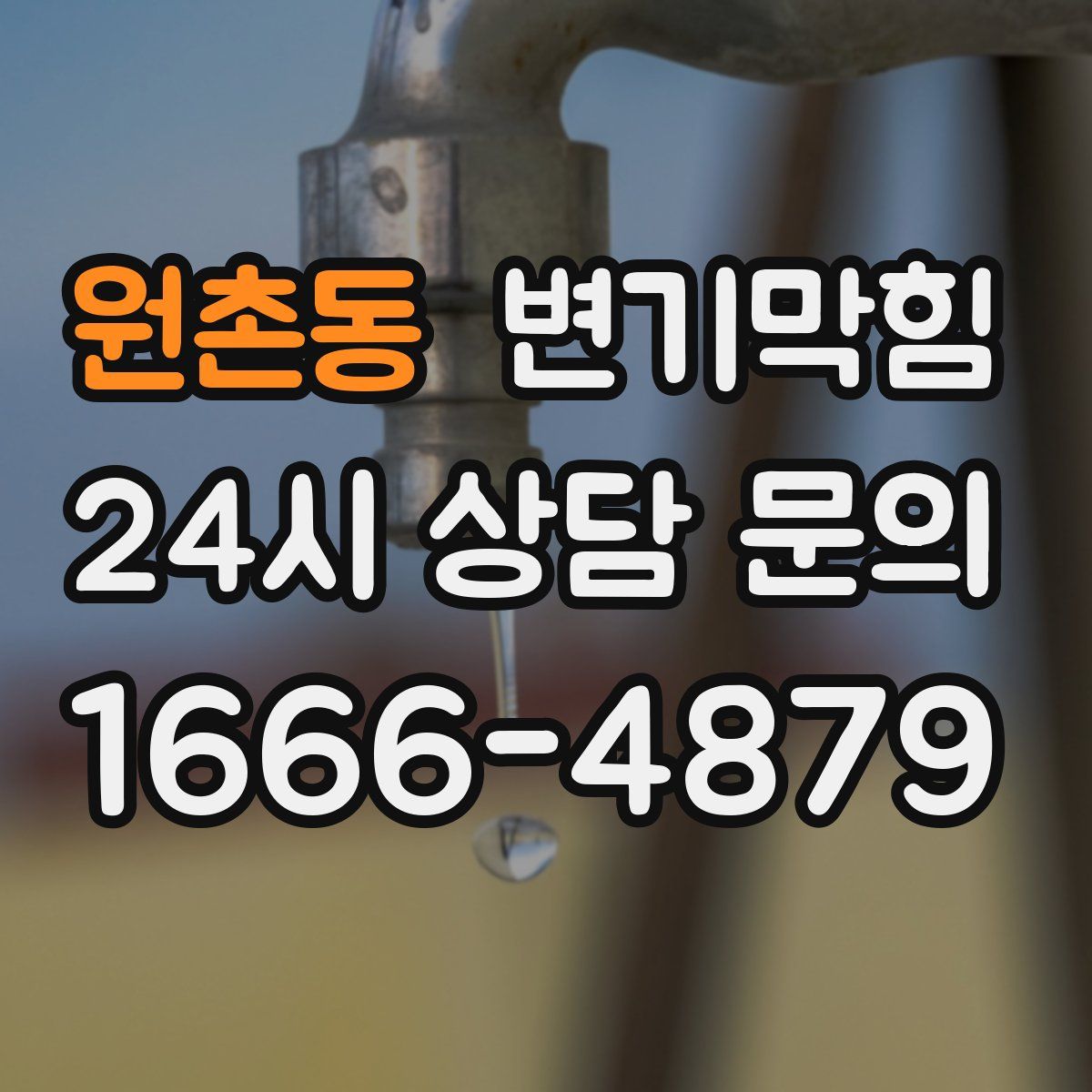원촌동 변기막힘