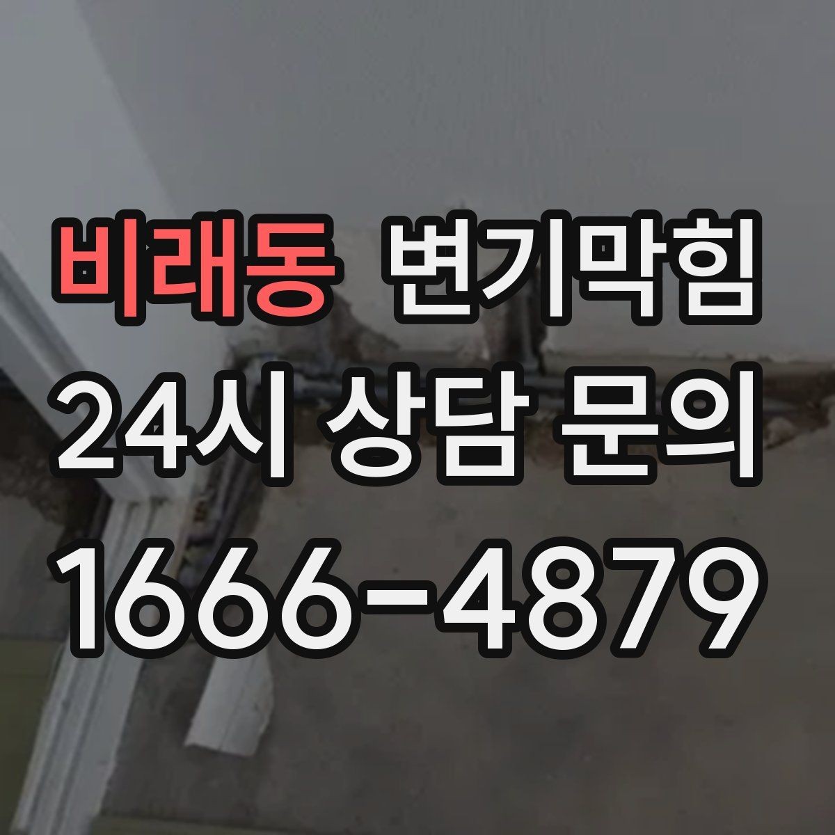 비래동 변기막힘 단독 주택 화장실뚫기 전후 비교