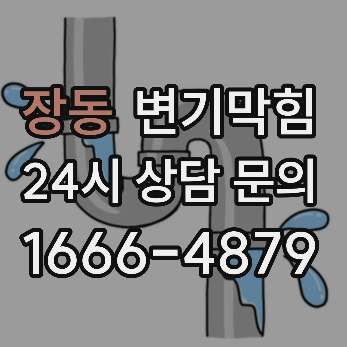 장동 변기막힘