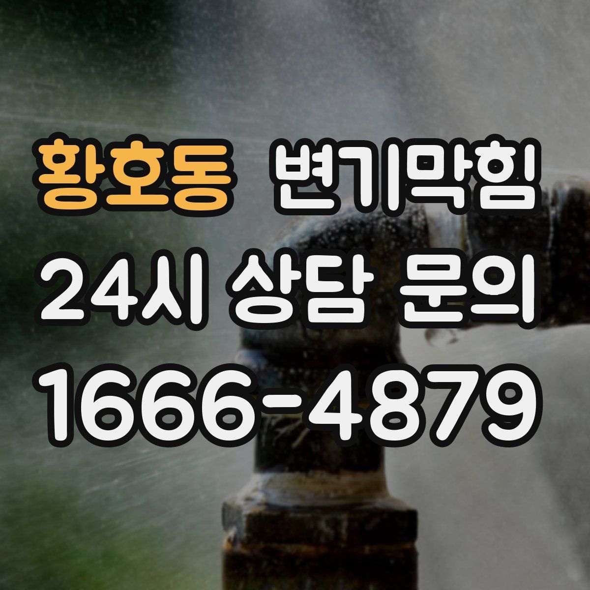 황호동 변기막힘