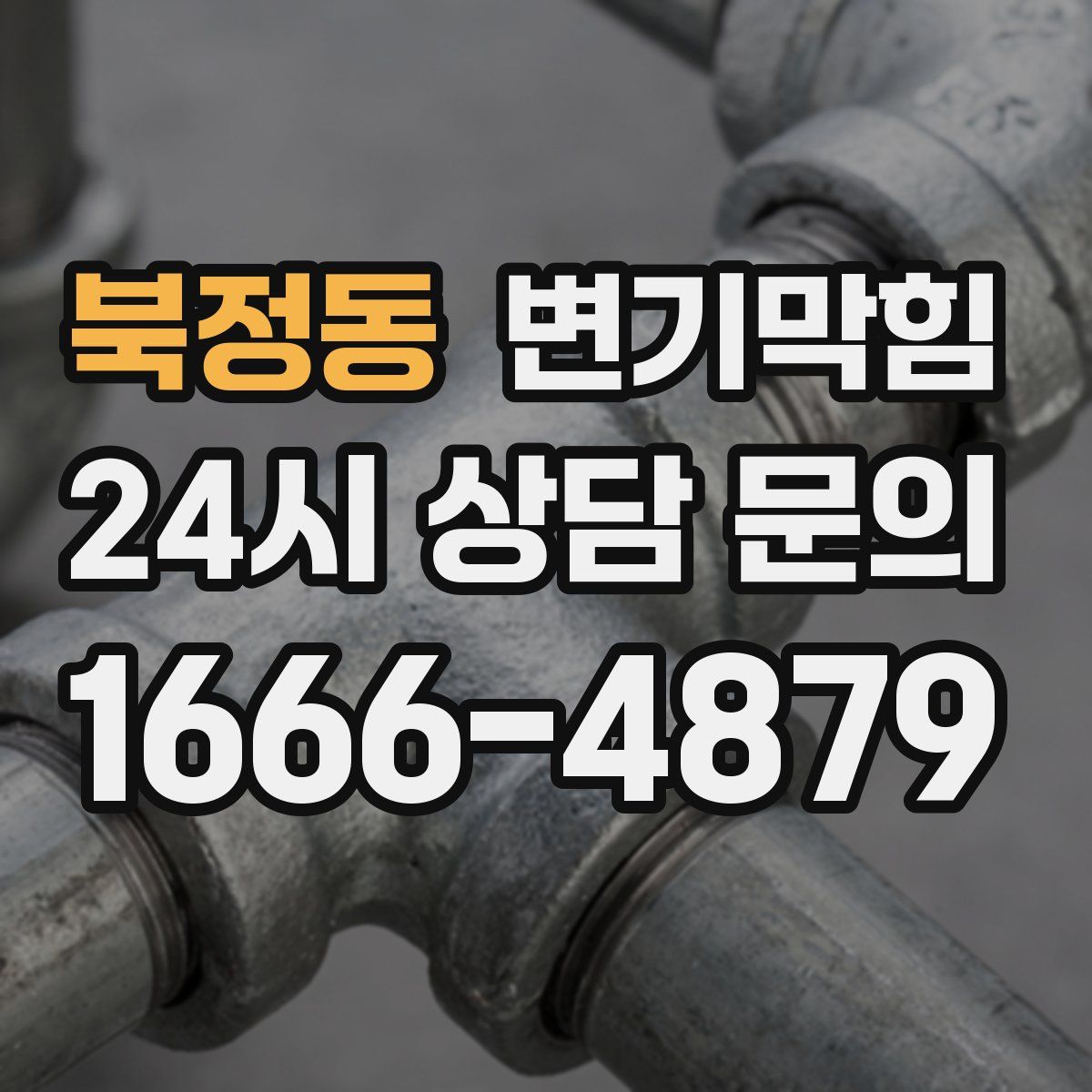 북정동 변기막힘