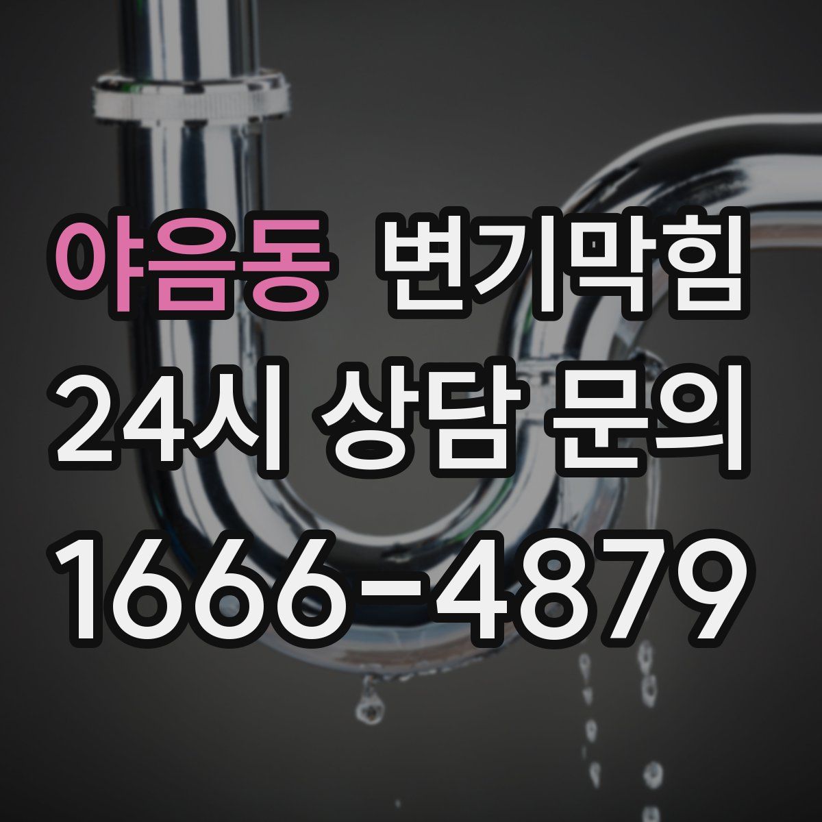 야음동 변기막힘