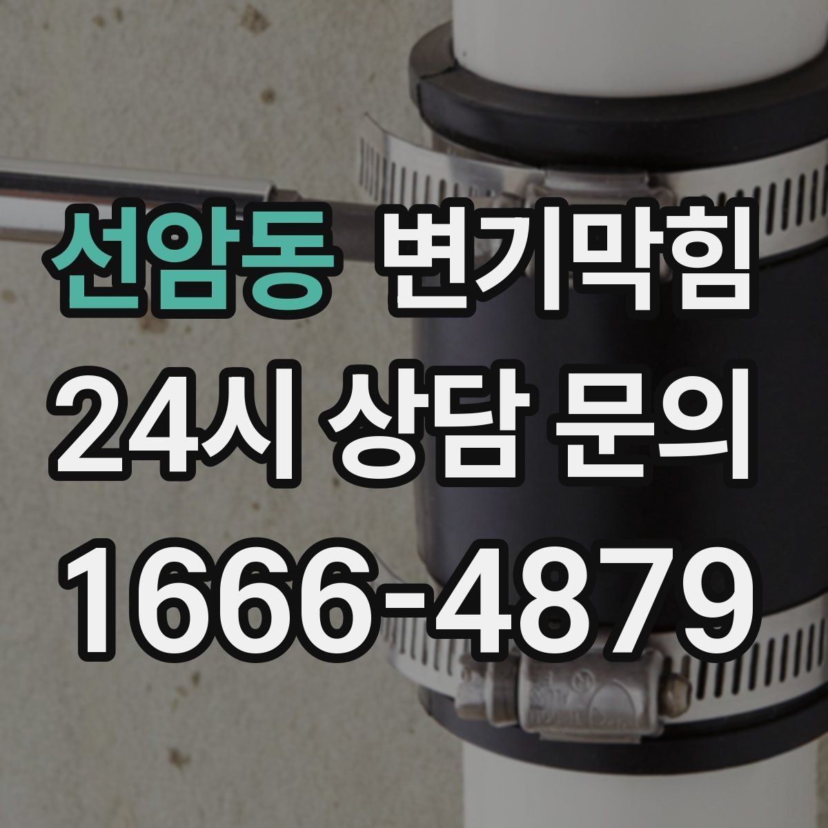 선암동 변기막힘 빌라 화장실막힘 장마 집중 진단