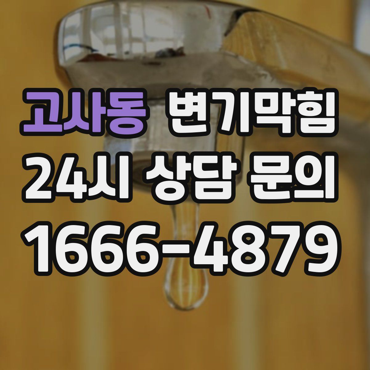 고사동 변기막힘