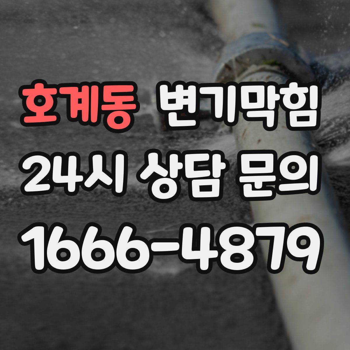 호계동 변기막힘