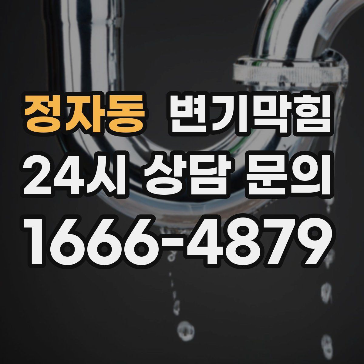 정자동 변기막힘