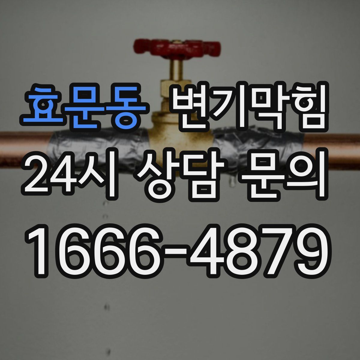 효문동 변기막힘