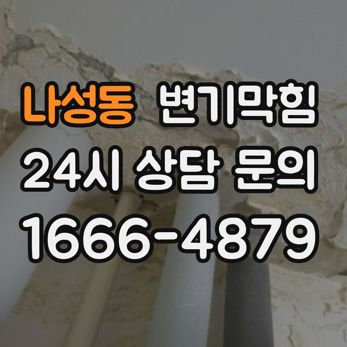 나성동 변기막힘