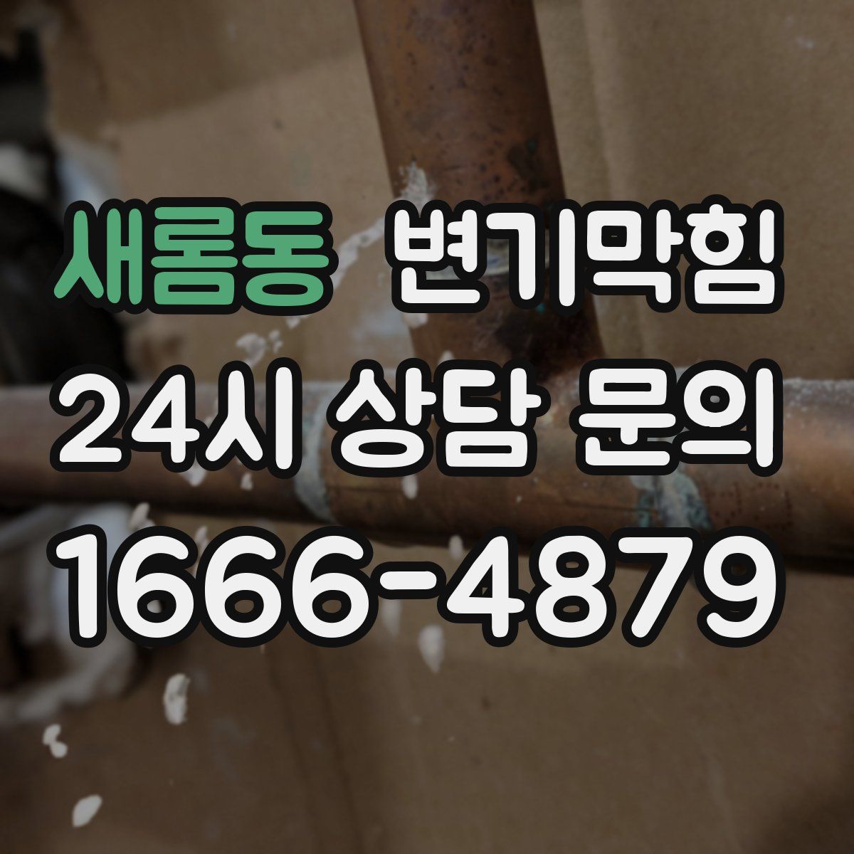 새롬동 변기막힘