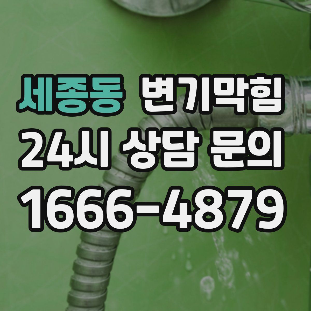 세종동 변기막힘