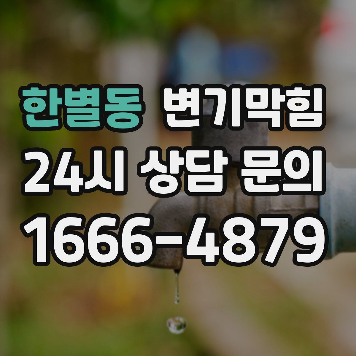 한별동 변기막힘