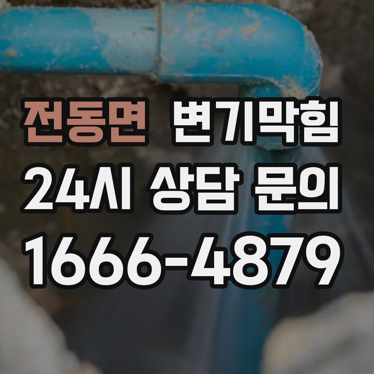 전동면 변기막힘