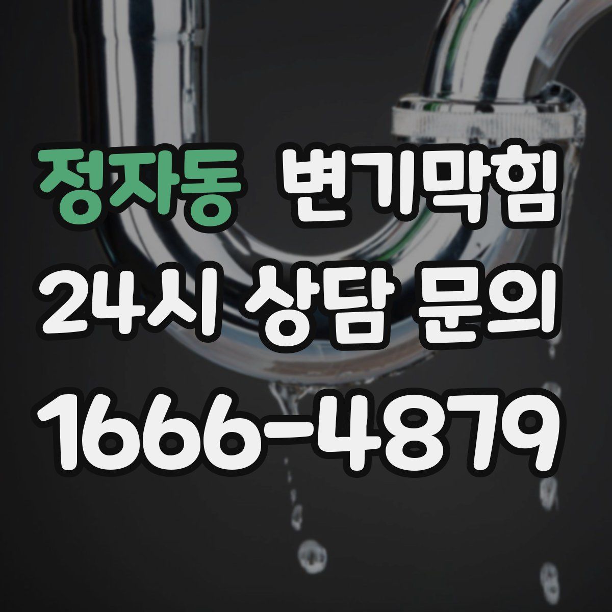 정자동 변기막힘