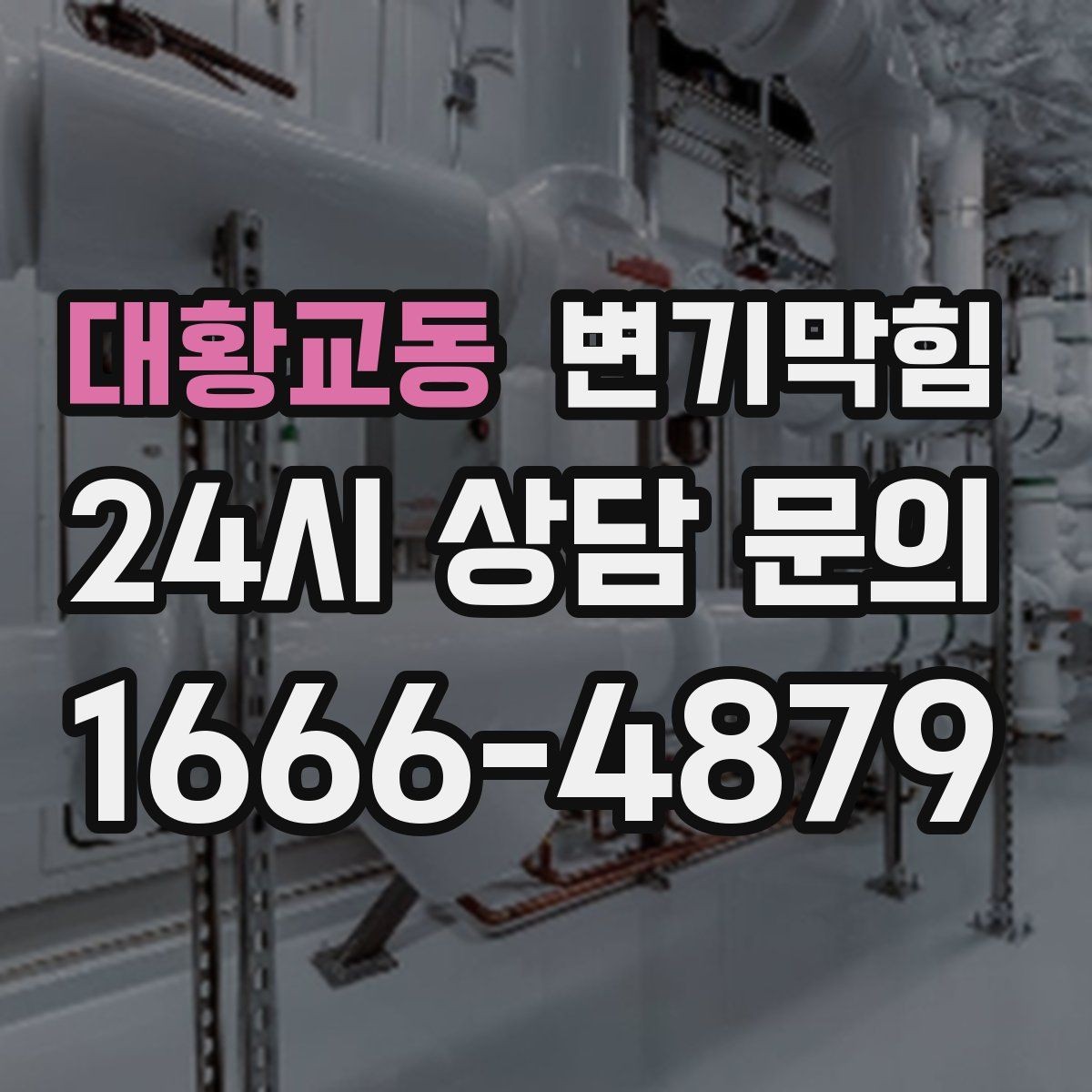 대황교동 변기막힘 변기물이안찰때 악취만 있으면 의심점