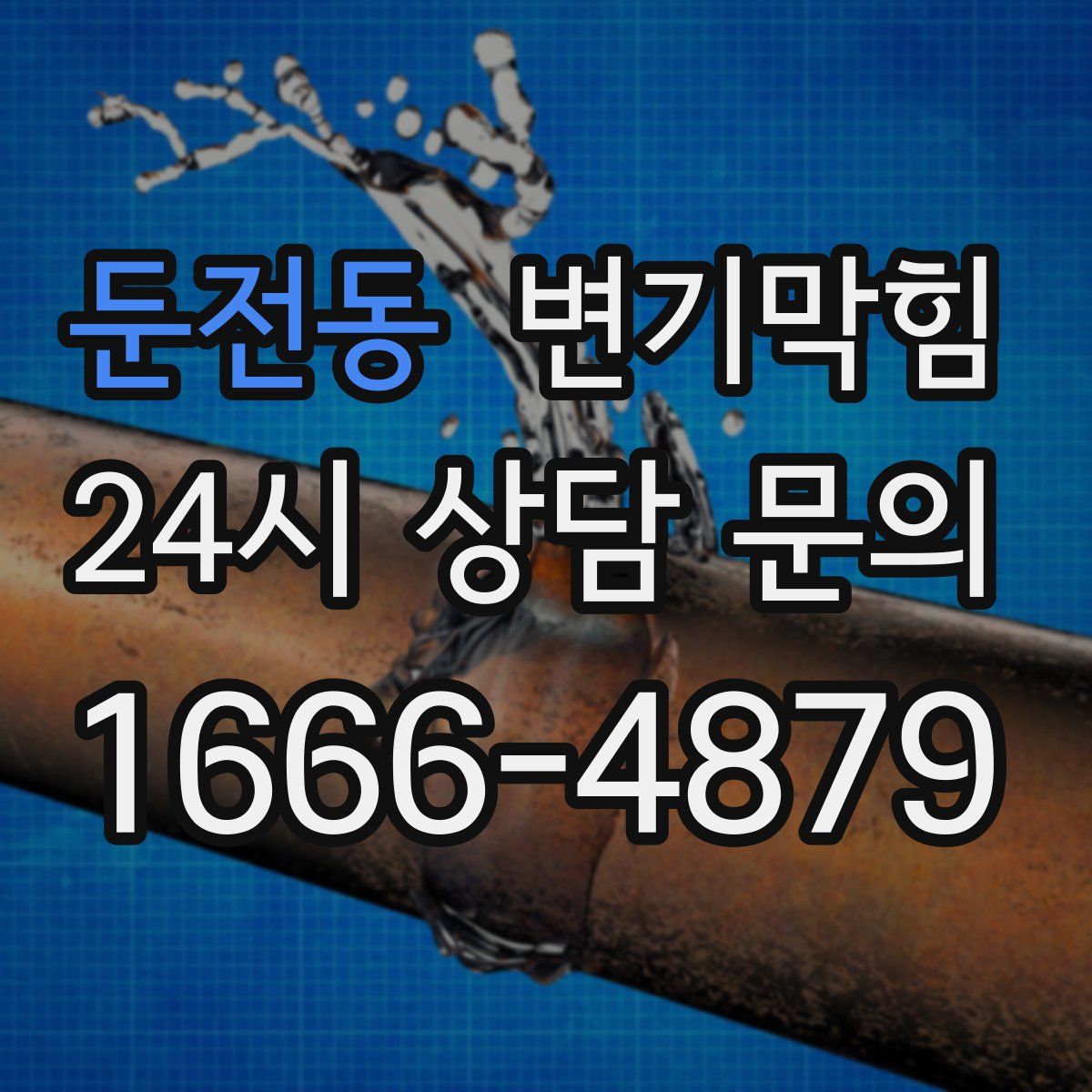 둔전동 변기막힘