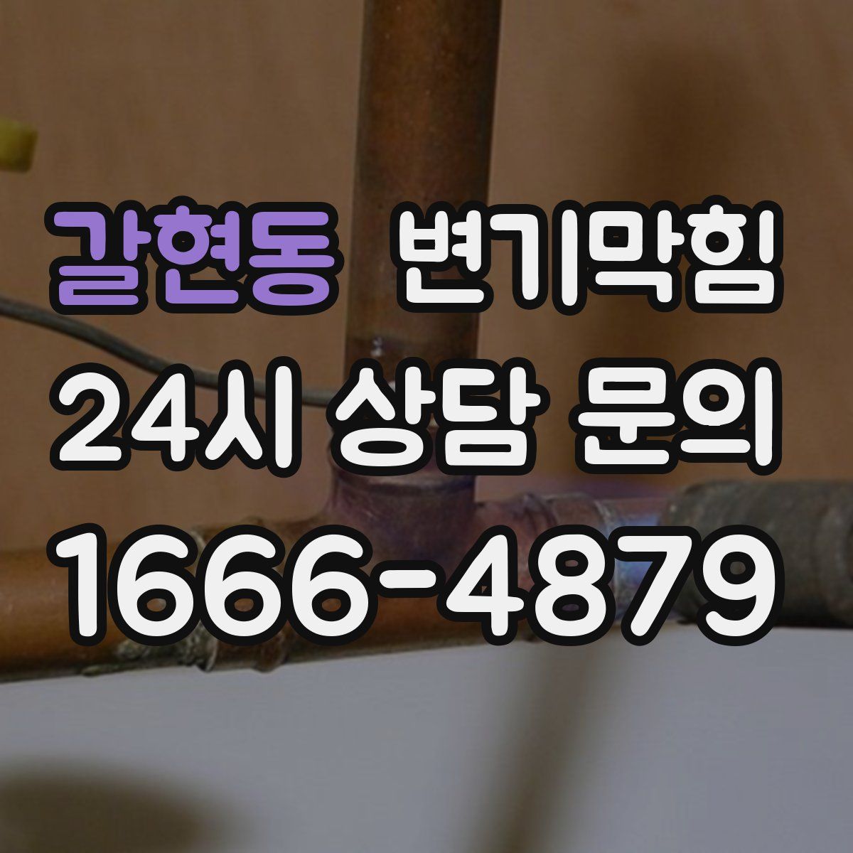 갈현동 변기막힘