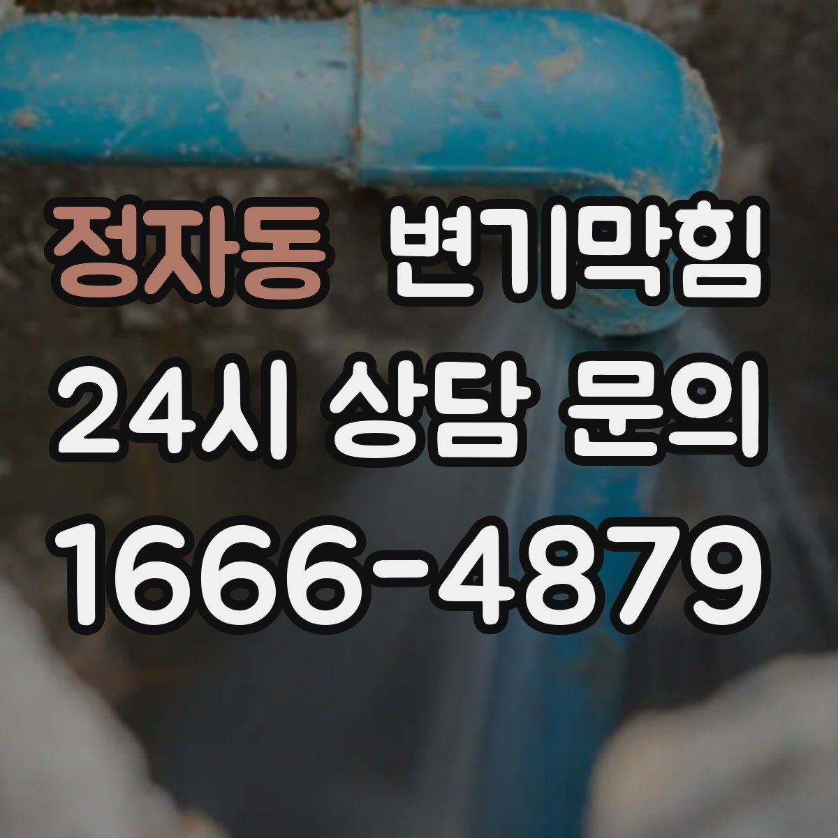 정자동 변기막힘