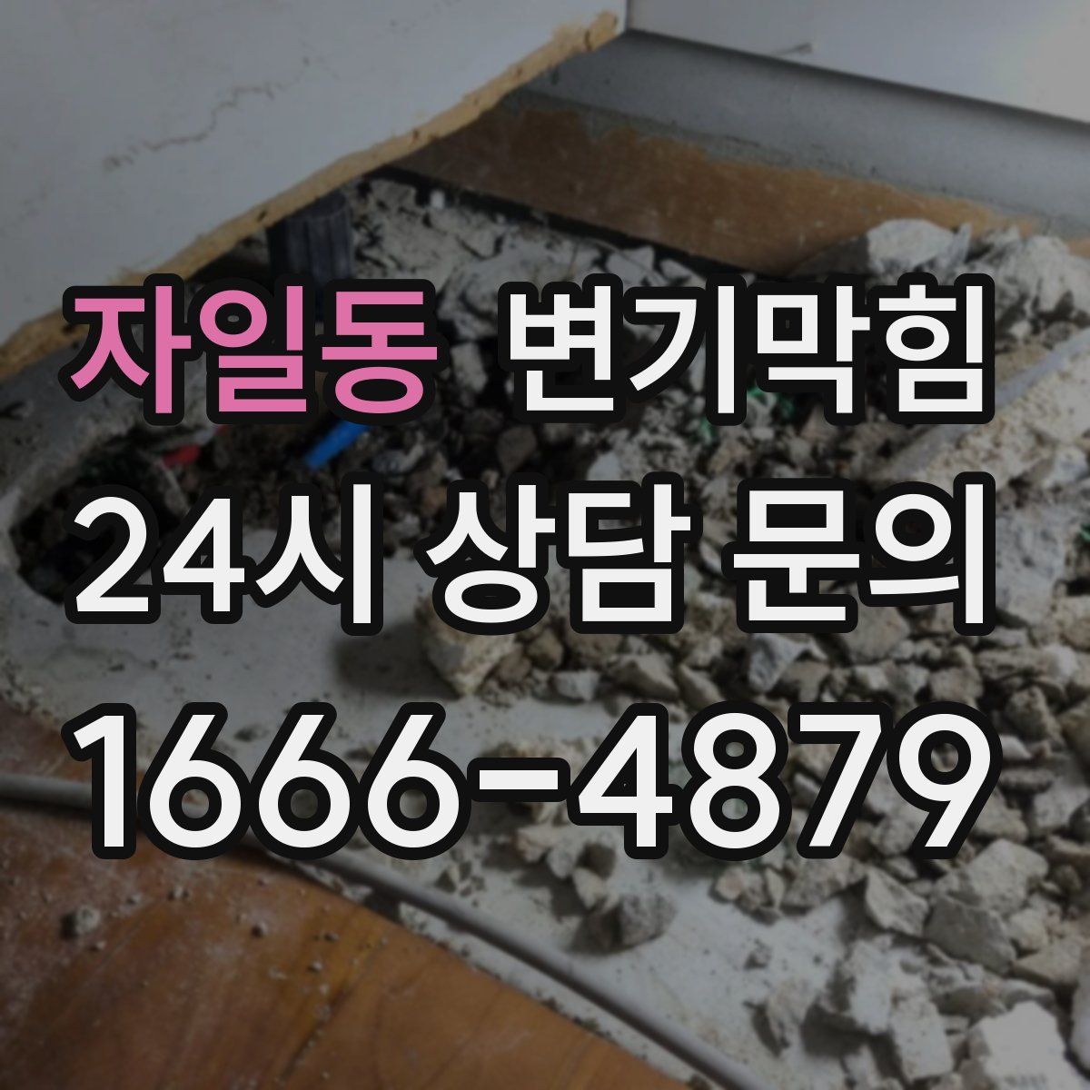 자일동 변기막힘