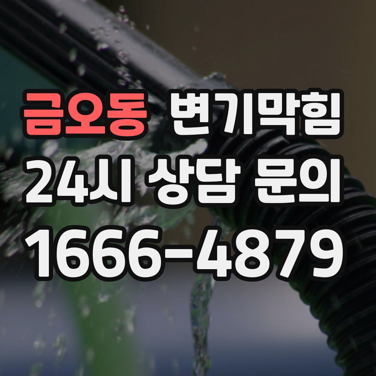 금오동 변기막힘