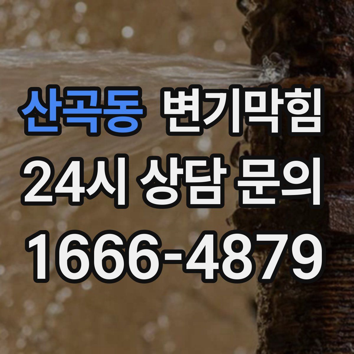 산곡동 변기막힘