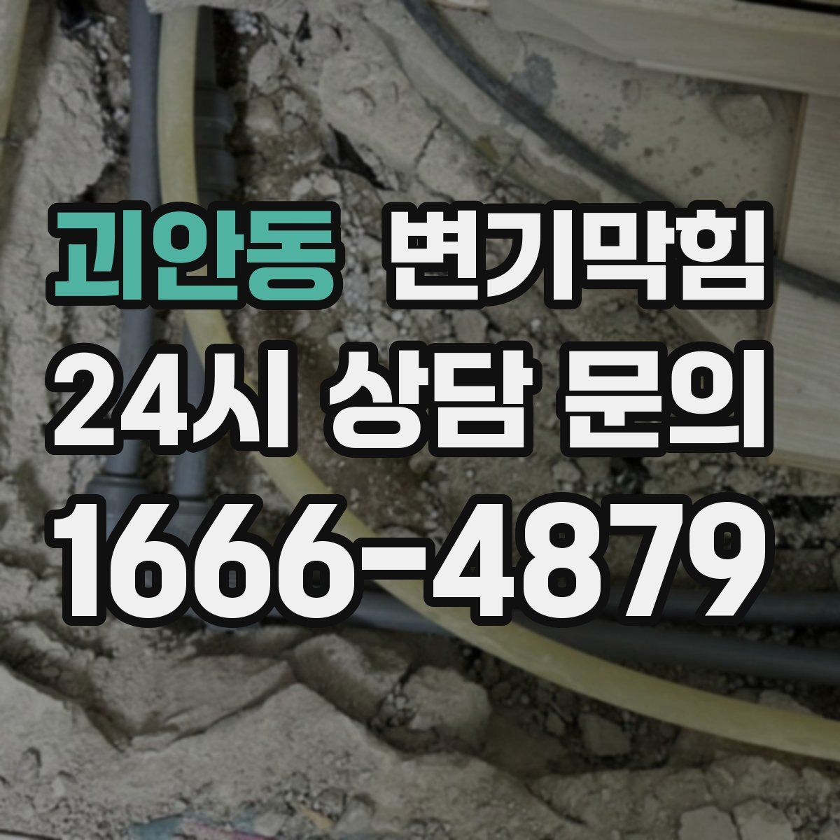 괴안동 변기막힘