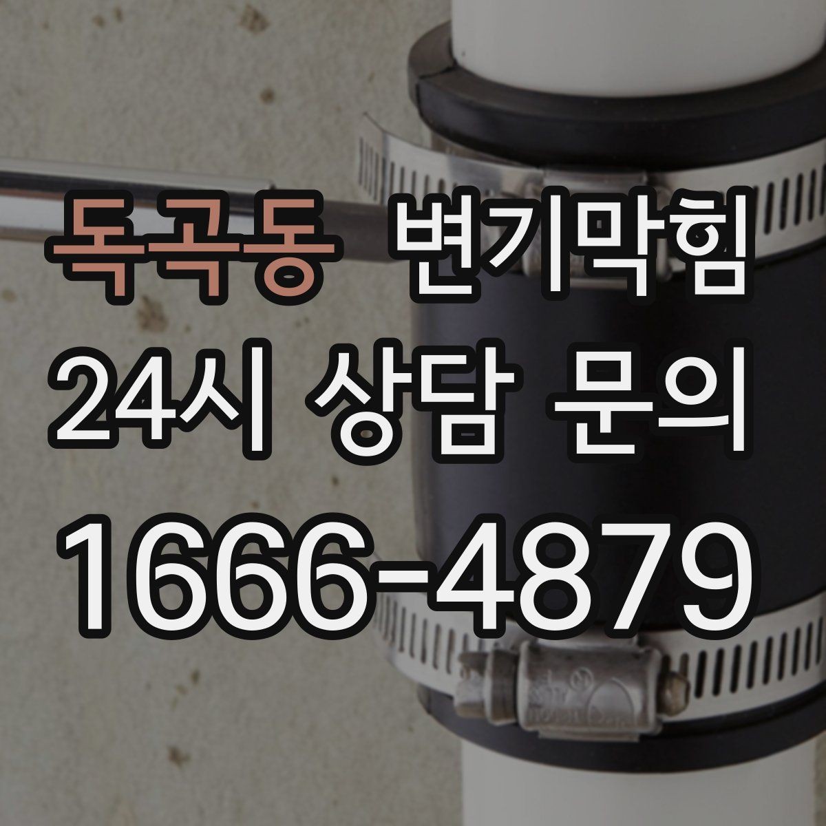 독곡동 변기막힘 아파트 하수구뚫기 공용 협업