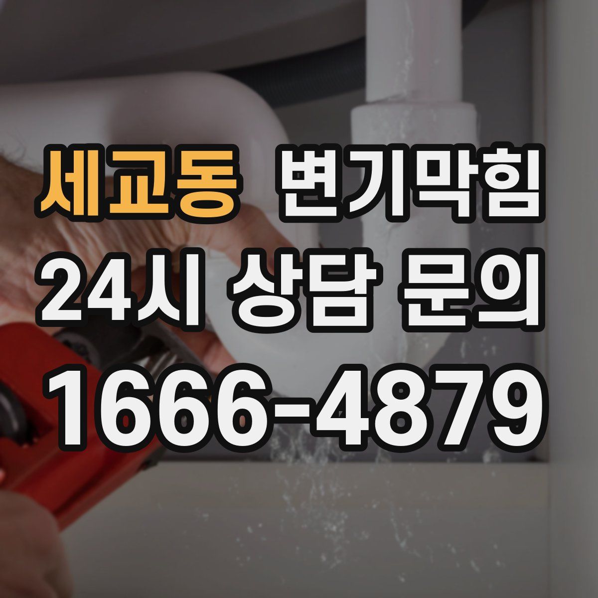 세교동 변기막힘