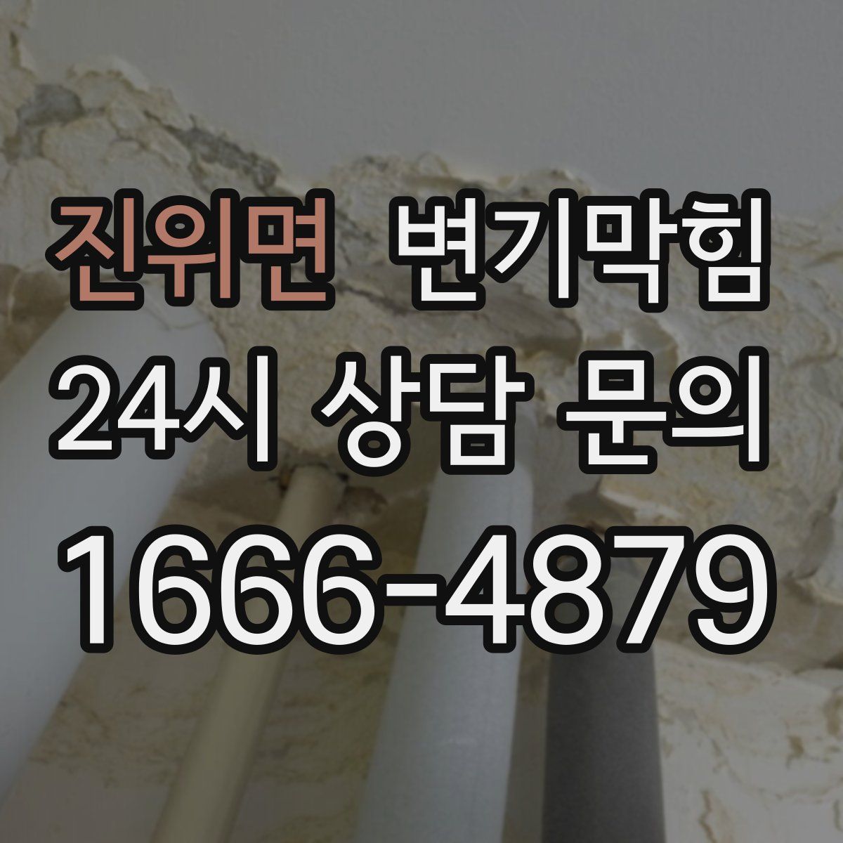 진위면 변기막힘