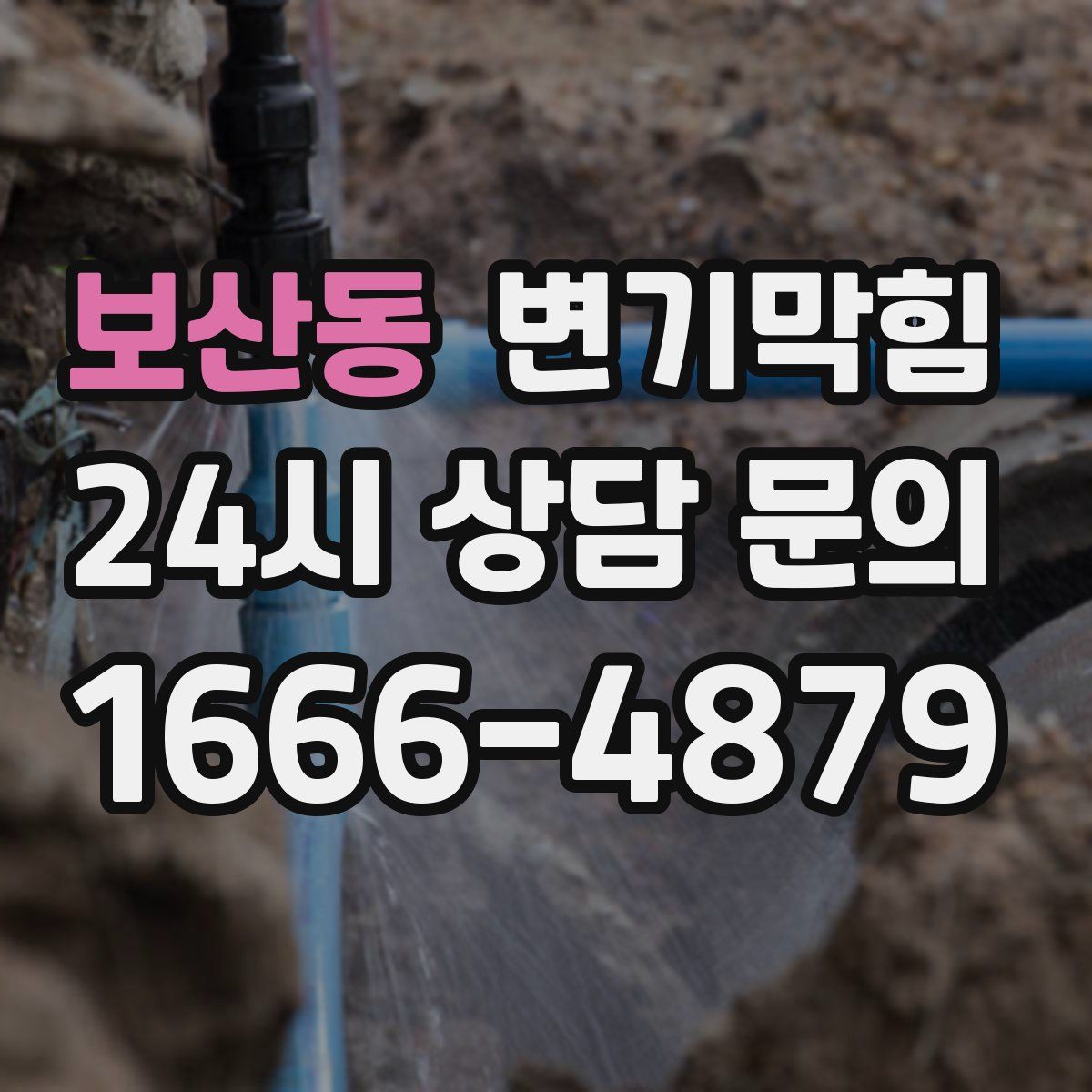 보산동 변기막힘