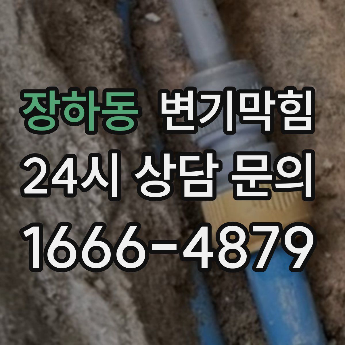 장하동 변기막힘