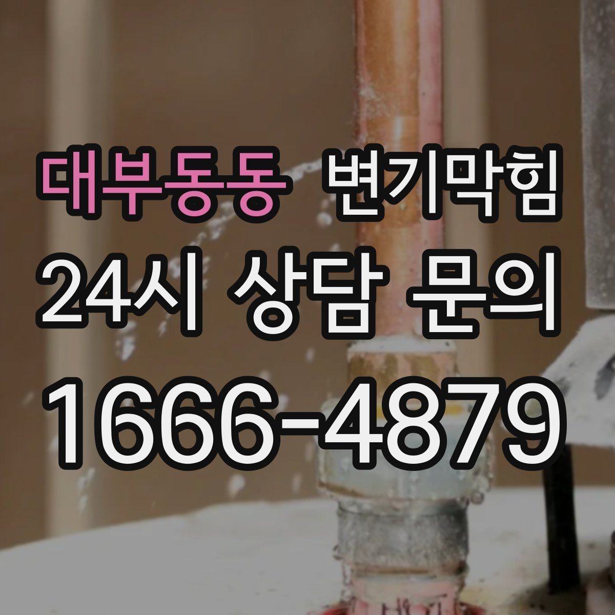 대부동동 변기막힘 사무실 화장실역류 환기·플러싱 연동