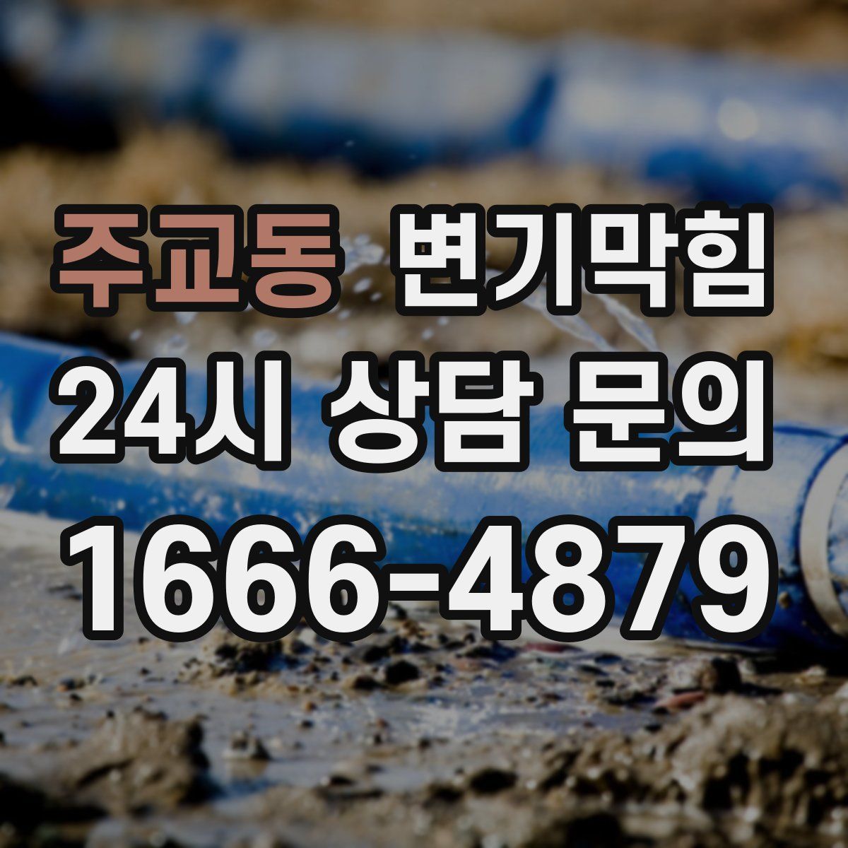 주교동 변기막힘