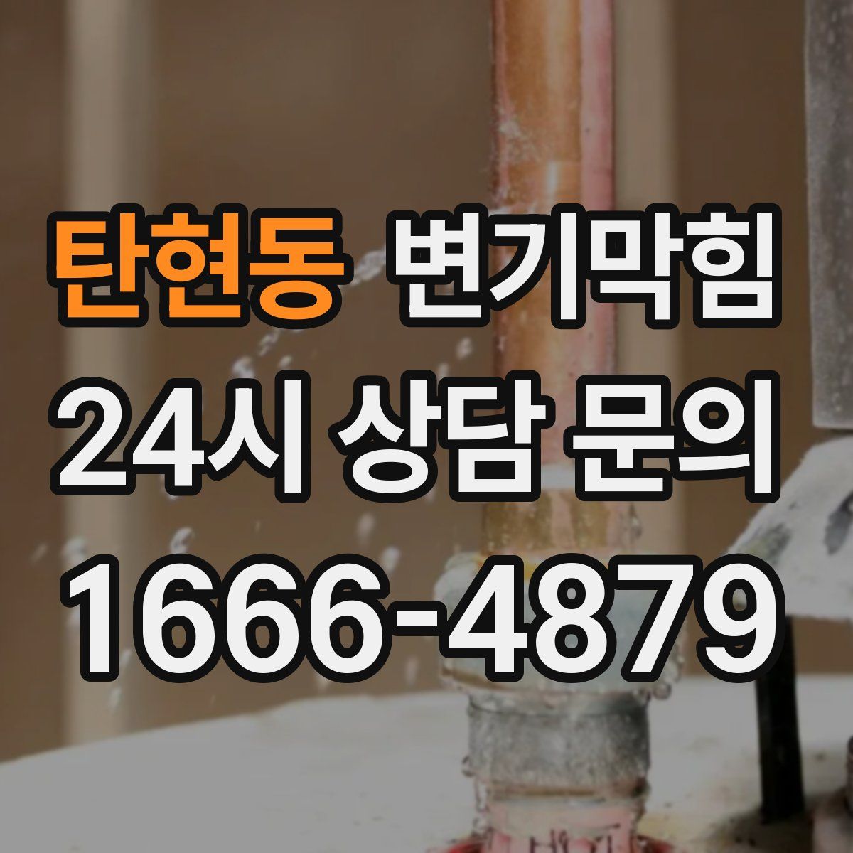 탄현동 변기막힘