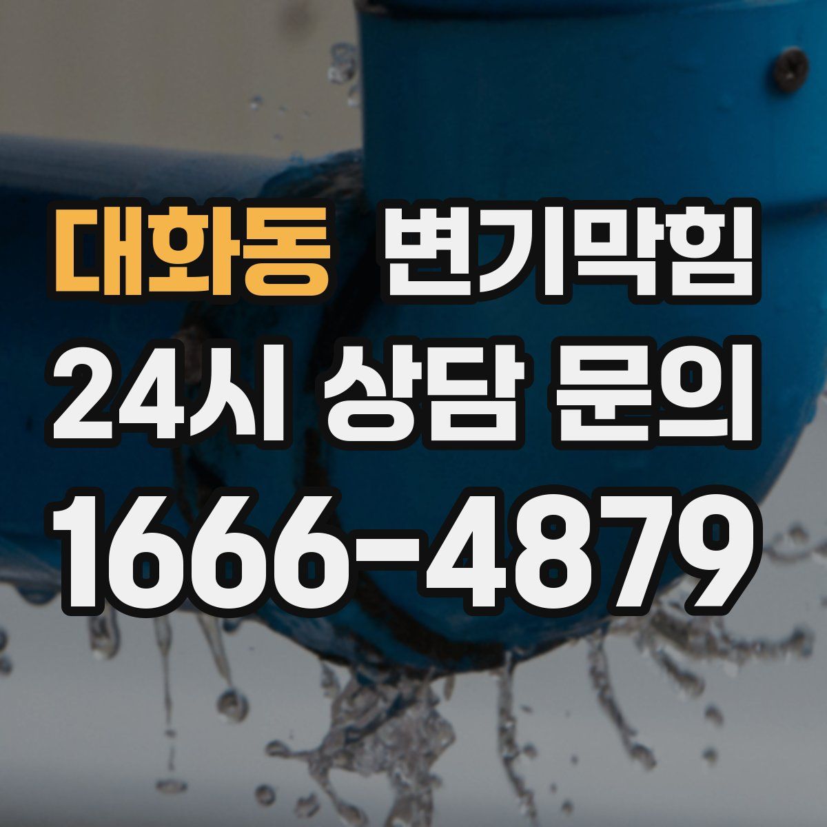 대화동 변기막힘