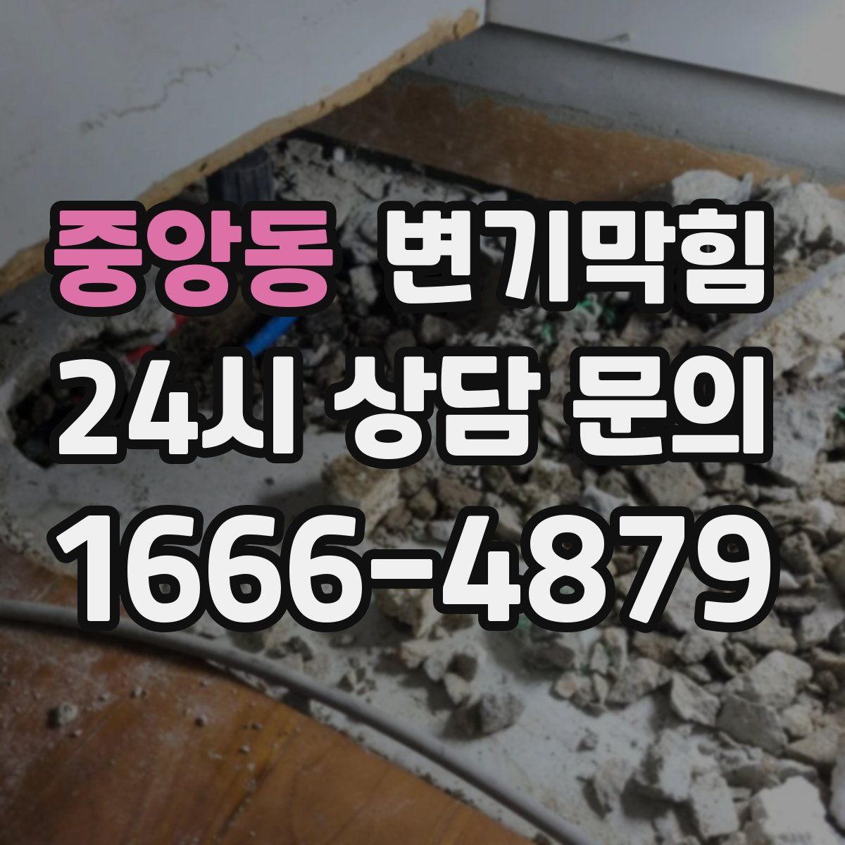 중앙동 변기막힘