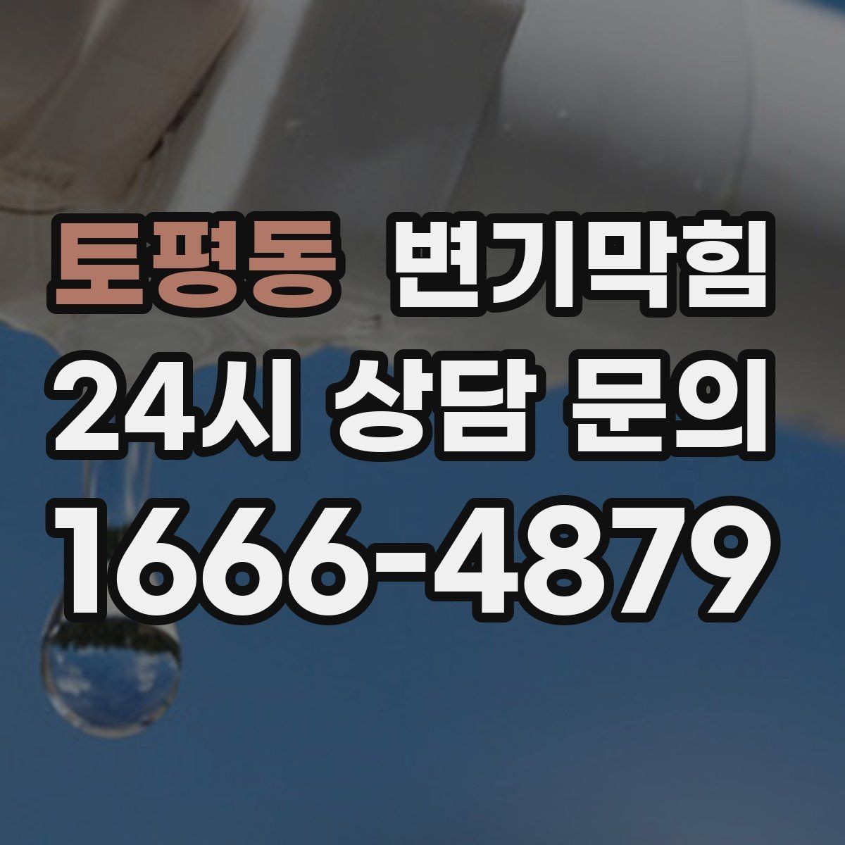 토평동 변기막힘 미용실 화장실막힘 약제와 컷팅 병행기