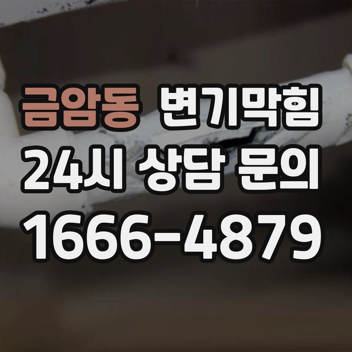 금암동 변기막힘 다가구 변기뚫기 공용 배관 대응기