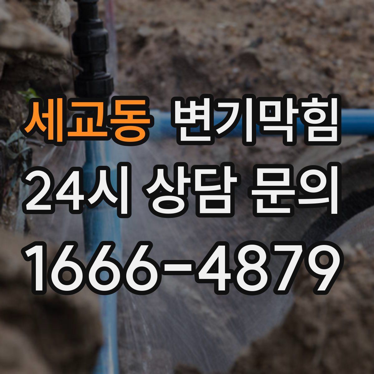 세교동 변기막힘