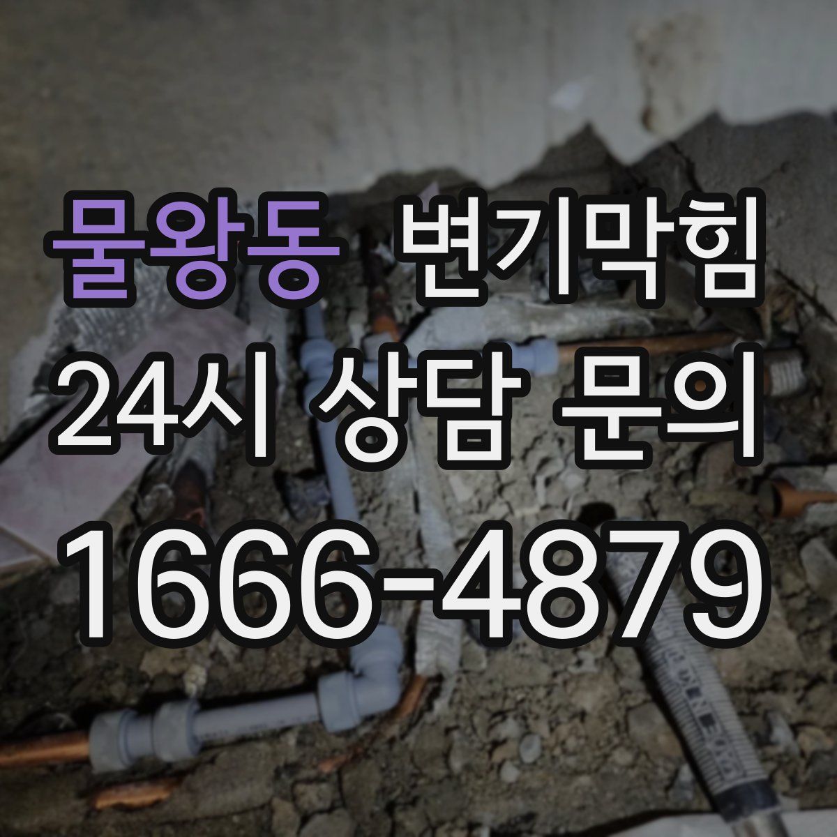 물왕동 변기막힘