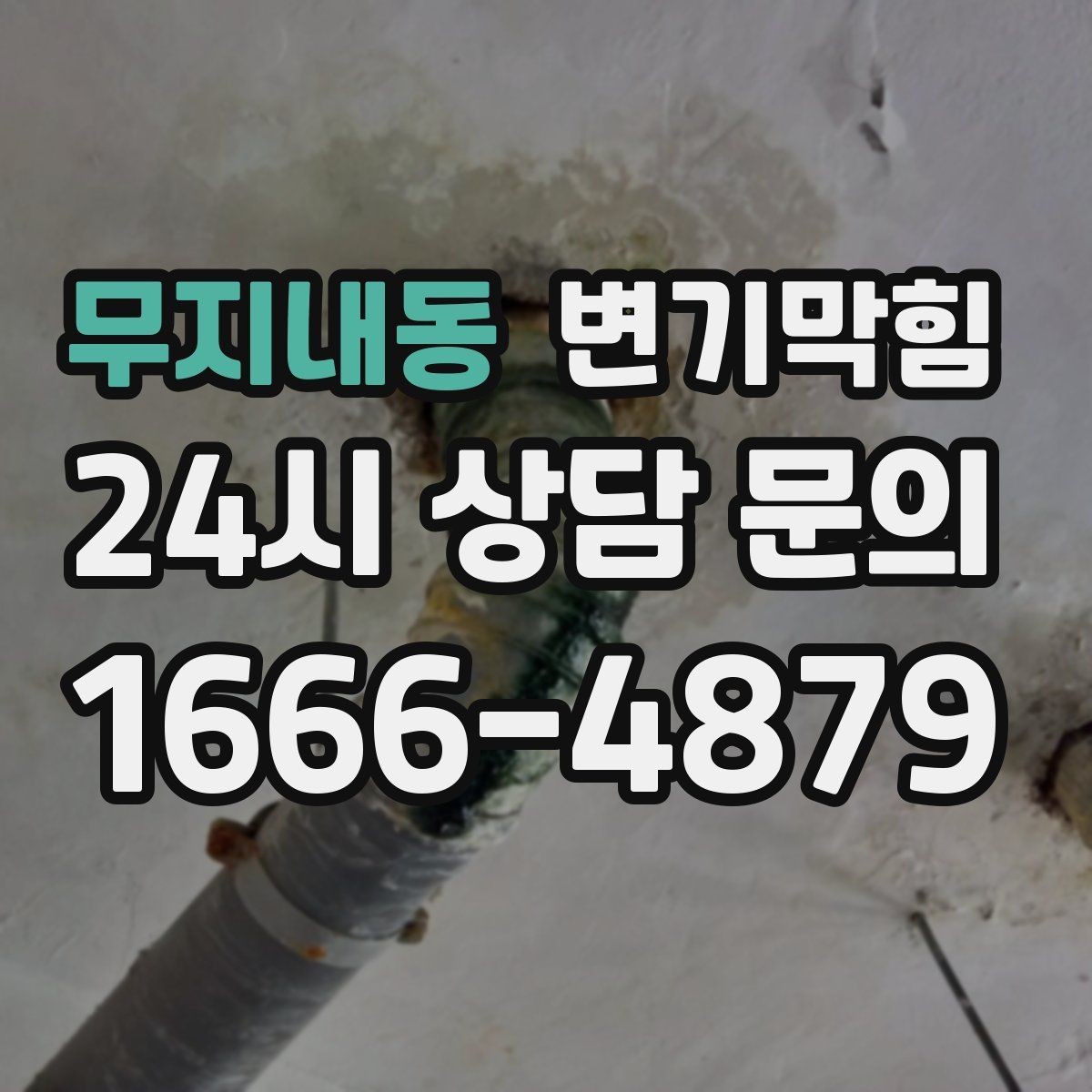 무지내동 변기막힘 다가구 배수구막힘 합류부 정비