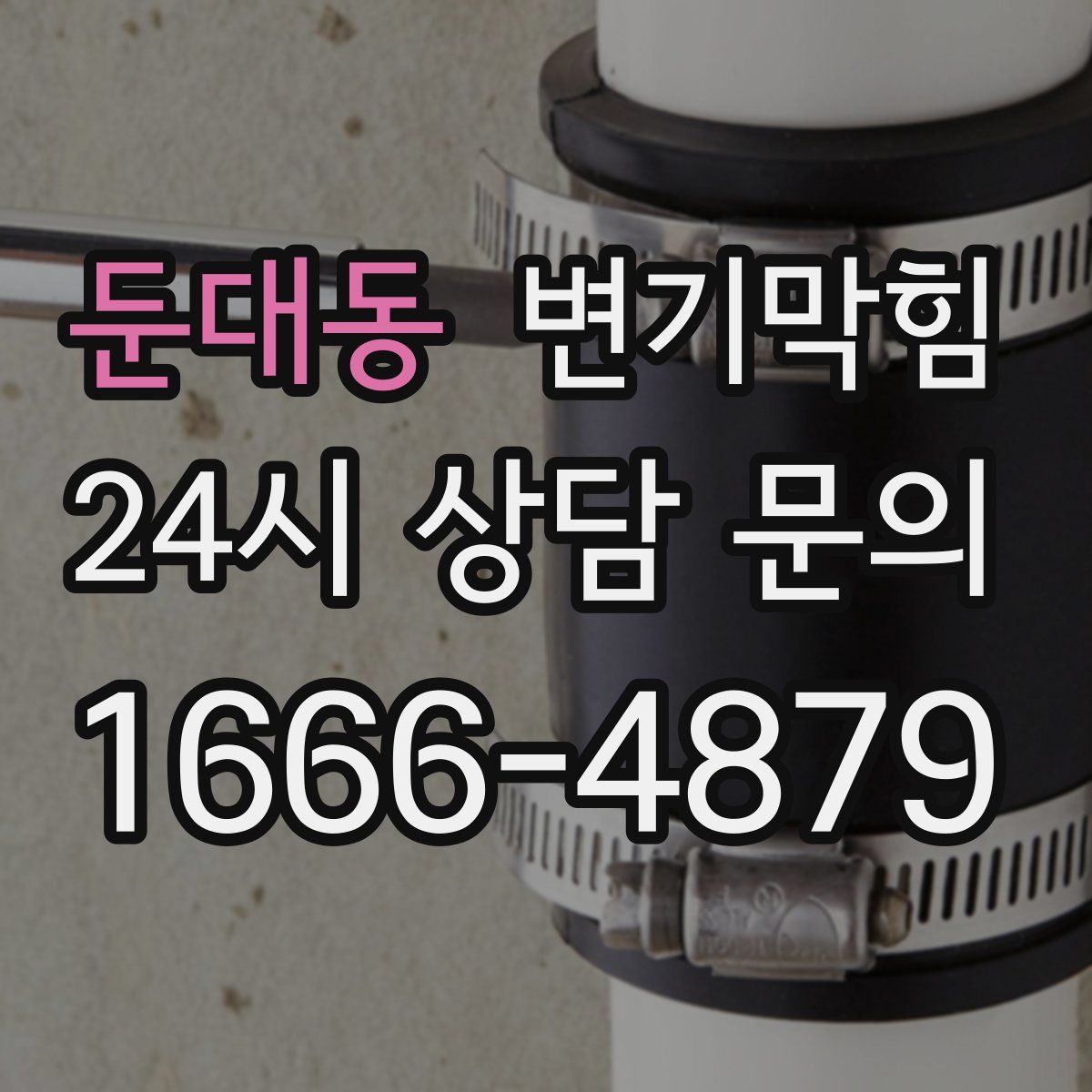 둔대동 변기막힘