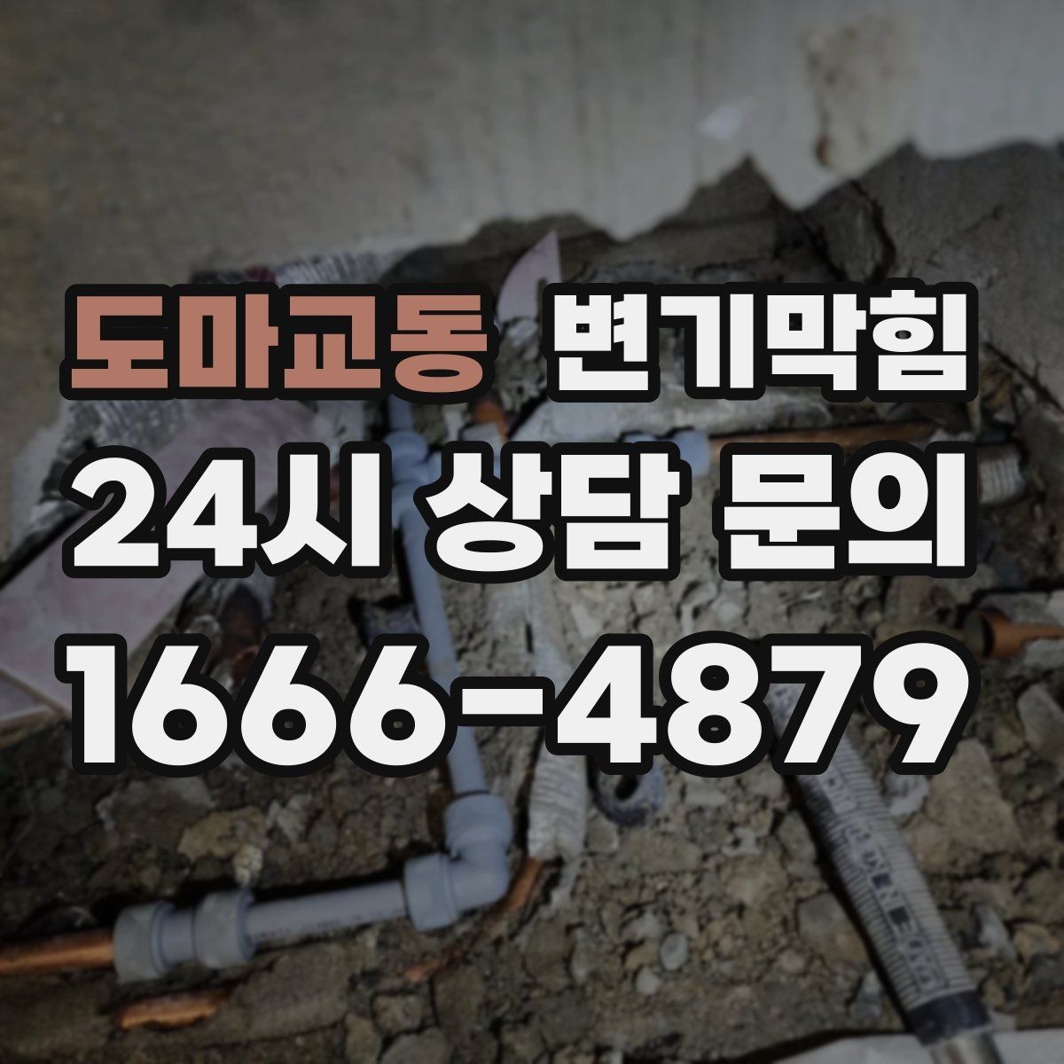 도마교동 변기막힘 미용실 배수구막힘 헤어 잔사 처리