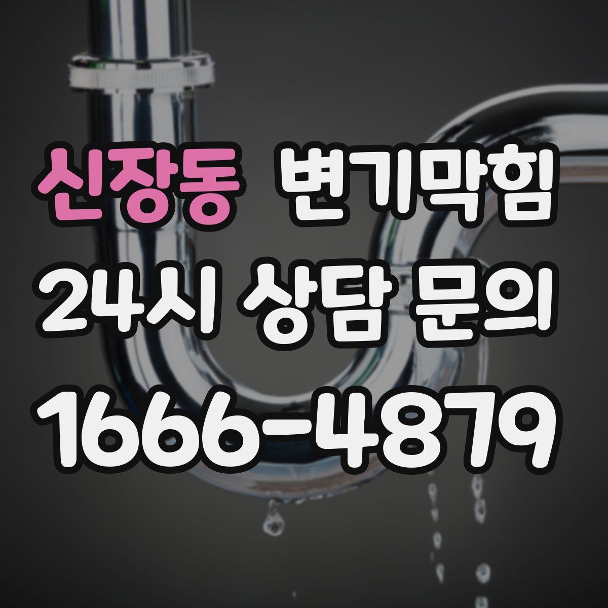 신장동 변기막힘