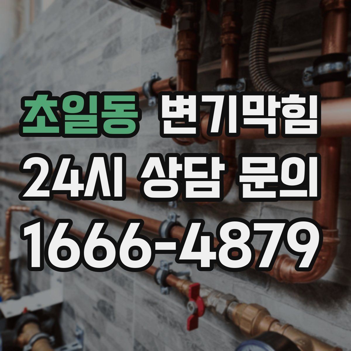 초일동 변기막힘 단독 주택 화장실역류 메인라인 조정