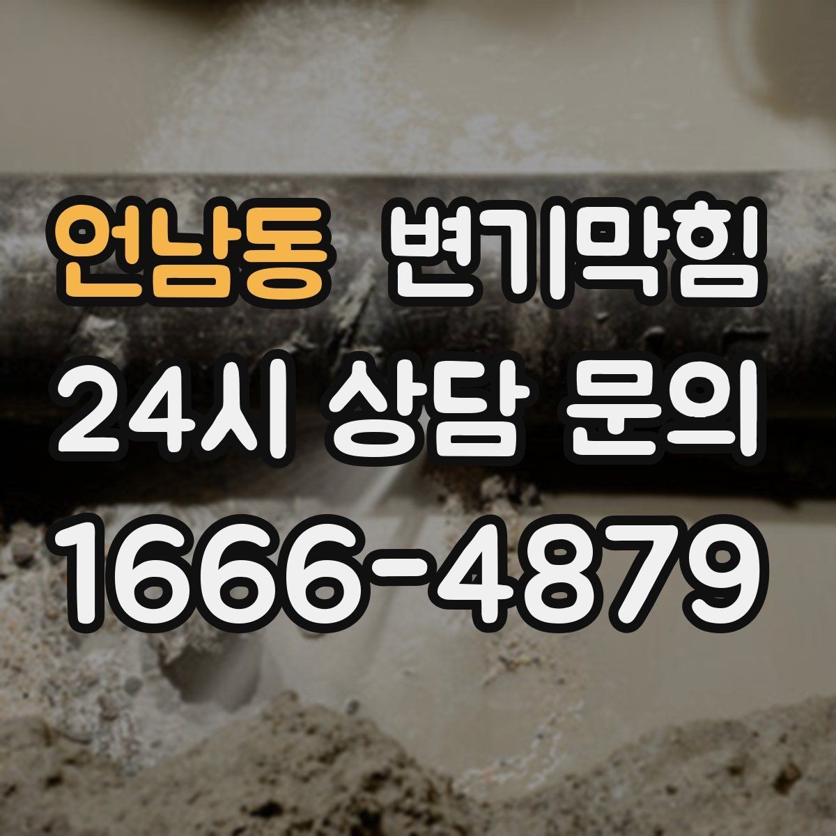 언남동 변기막힘 사무실 화장실막힘 출근 러시 대응