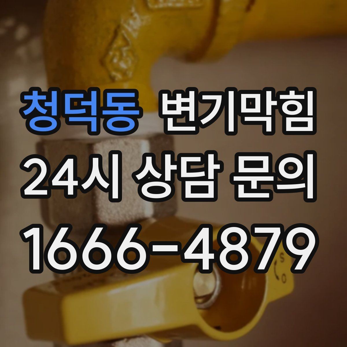 청덕동 변기막힘 다가구 배수구막힘 역류 냄새 차단