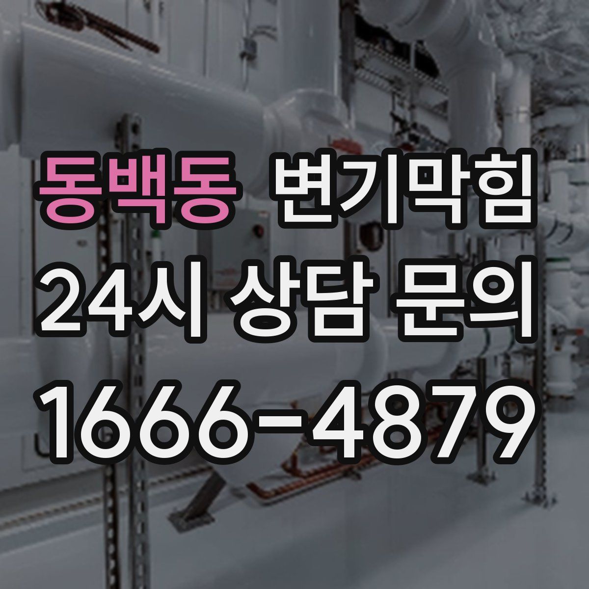 동백동 변기막힘