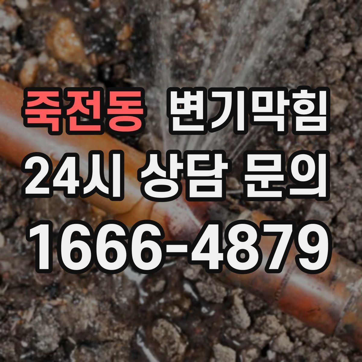 죽전동 변기막힘 상가 화장실역류 출근 전 복구 완료