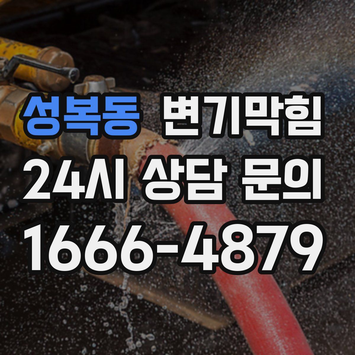 성복동 변기막힘