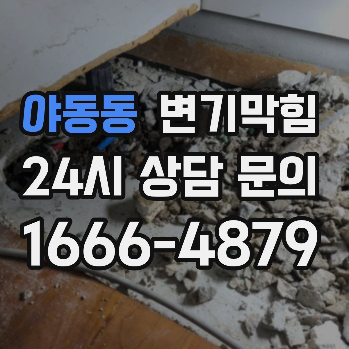 야동동 변기막힘